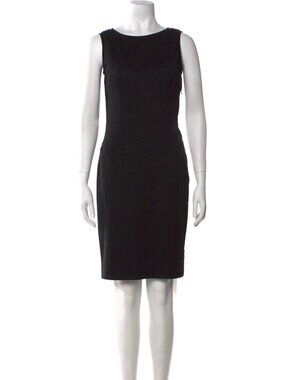 Harve Benard Sleeveless Black Sheath Dress – Size 12 – Classic 🔥